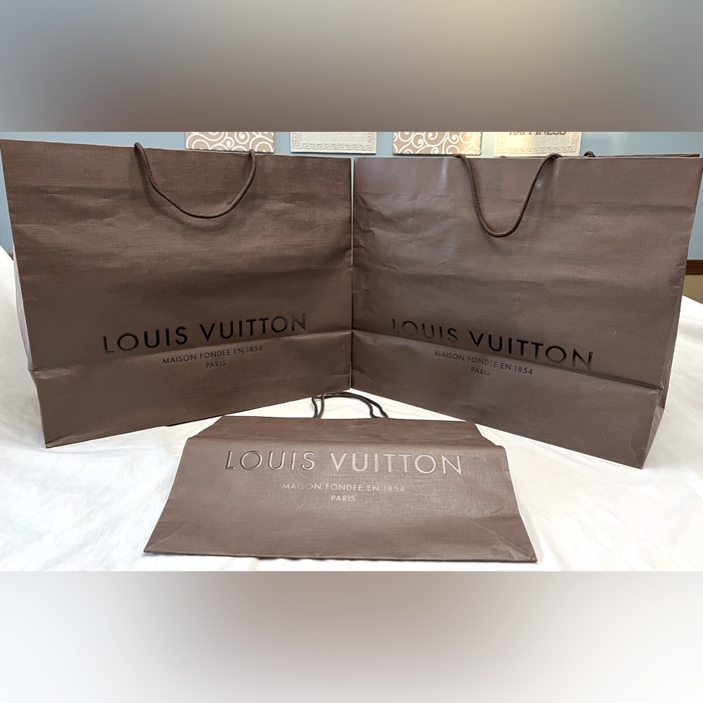 Louis Vuitton Paper Gift Bags - Set of Three